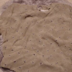 Olive Green By Petite Fashions Blouse